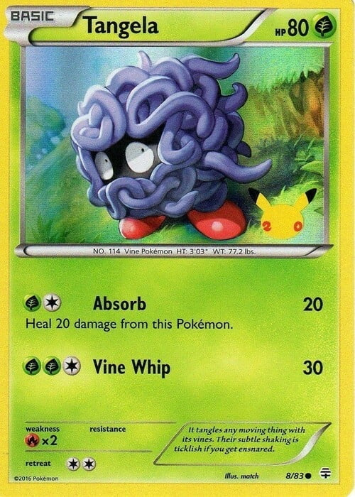 Generations Tangela #8 GAME Promo